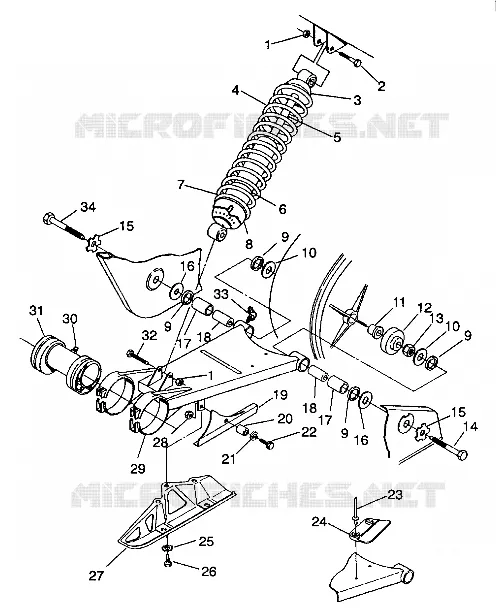 El balanceo del brazo y CHOQUE Trail Blazer W937221 (4924082408018A)