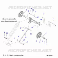 SUSPENSION, TRASERO ARM PAR