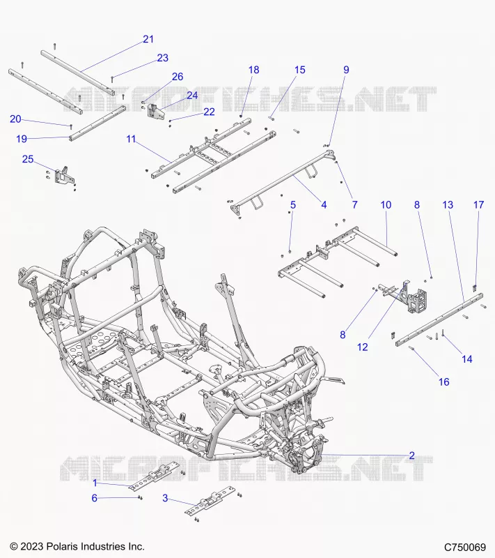 CHASSIS, MAIN BASTIDOR