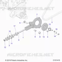 DRIVE TRAIN, TENSOR DE LA CADENA AND SPROCKET