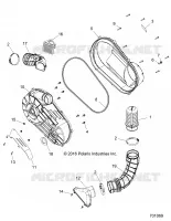 DRIVE TRAIN, TAPA DEL EMBRAGUE AND DUCTING