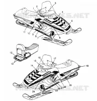 ETIQUETAS  TRAIL 0952761, TRAIL DELUXE 0952262,   and EUROPEAN TRAIL DELUXE E9 (4928862886A008)