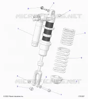 SUSPENSION, CHOQUE FRONTAL MOUNTING