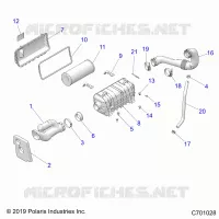 ENGINE, TOMA DE AIRE SYSTEM