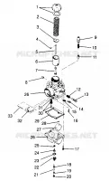 CARBURADOR XLT RMK 0960956, XLT SKS 0960556 AND EUROPEAN XLT SKS E960556 (4931813181C012)