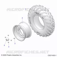 RUEDAS, FRONT TIRE
