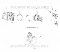 ENGINE, CUERPO DE MARIPOSA AND FUEL RAIL