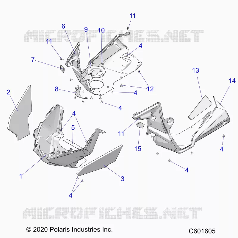 NOSEPAN ASM./FENDERS