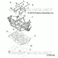 CHASSIS, MARCO PRINCIPAL AND SKID PLATES
