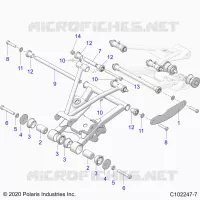 SUSPENSION TRASERA CONTROL ARM MOUNTING