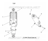SUSPENSION, CHOQUE, FRONT TRACK