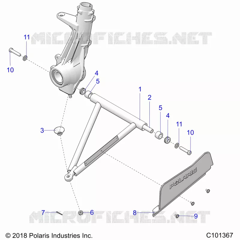 SUSPENSION, A-ARM AND PUNTAL MOUNTING