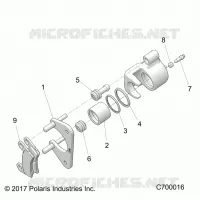 BRAKES, PINZA TRASERA