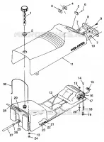 ASIENTO Y TANQUE DE GAS SUPER SPORT 0970761 (4937643764A006)