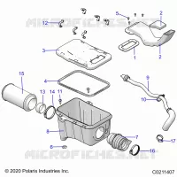 ENGINE, TOMA DE AIRE SYSTEM