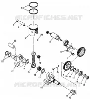 PISTÓN Y CIGÜEÑAL SCRAMBLER 400L W97BC38C (4939893989C014)