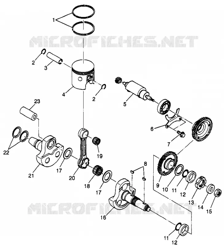 PISTÓN Y CIGÜEÑAL SCRAMBLER 400L W97BC38C (4939893989C014)