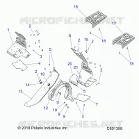 CHASSIS, PROTECCIÃ³N DEL EMBRAGUE AND FOOTRESTS