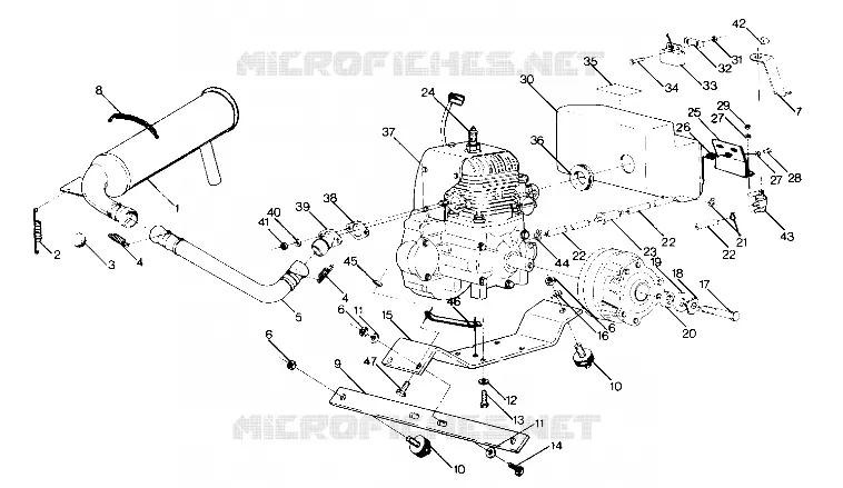 MONTAJE DEL MOTOR Star Trak (4912731273015A)