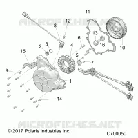 ENGINE, STATOR AND VOLANTE