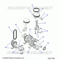 ENGINE, BALANCE SHAFT, CIGUEÑAL/PISTON