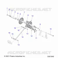 SUSPENSION, TRASERO ARM PAR