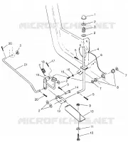 Y PEDAL FRENO DE ESTACIONAMIENTO Swedish Magnum 4X4 S97AC42E and Norwegian Magn (4940834083C04A)