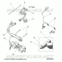 SISTEMA DE COMBUSTIBLE, RAIL, LINES AND THROTTLE BODY