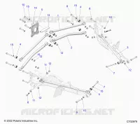 SUSPENSION TRASERA TRAILING ARMS MOUNTING