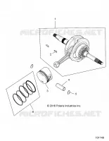 ENGINE, CIGUEÑAL, CONNECTING ROD AND PISTON