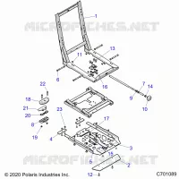 ASIENTO BASE ADJUSTOR, TRACTOR