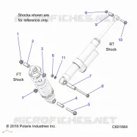 SUSPENSION, MONTAJE DE DESCARGA, REAR SUSP.
