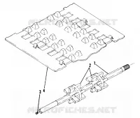 TRACK AND EJE DE TRANSMISION SHAFT ASSEMBLY NO. 1590210 (INCL. 1-3) (4909520952010A)
