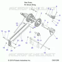 SUSPENSION, TRASERO ARM PAR