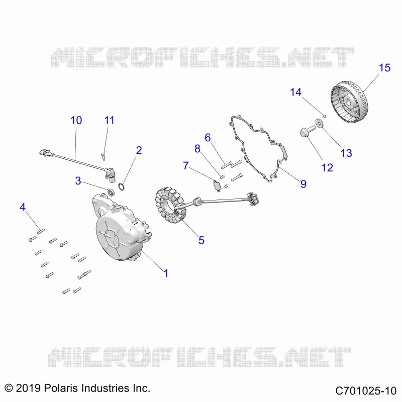 MOTOR, STATOR AND COVER