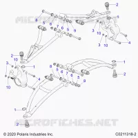 SUSPENSIÃ“N DELANTERA A-ARM MOUNTING