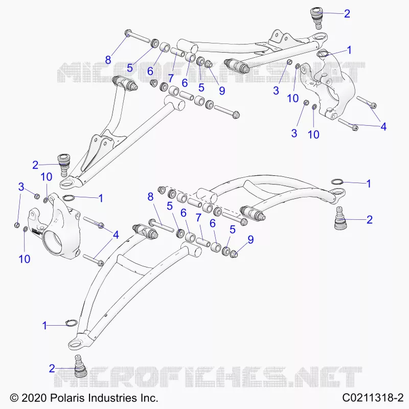 SUSPENSIÃ“N DELANTERA A-ARM MOUNTING