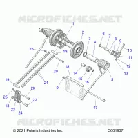 SUSPENSION, TRASERO ARM PAR