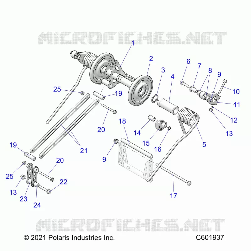 SUSPENSION, TRASERO ARM PAR