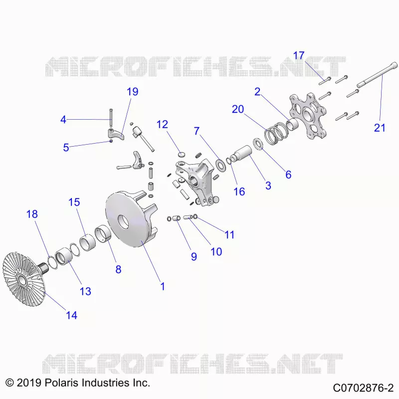 TREN, PRIMARY CLUTCH