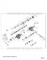 DRIVE TRAIN, PRINCIPAL GEARCASE