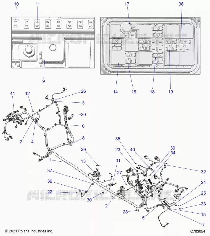 ELECTRICA, WIRE HARNESS, CHASSIS
