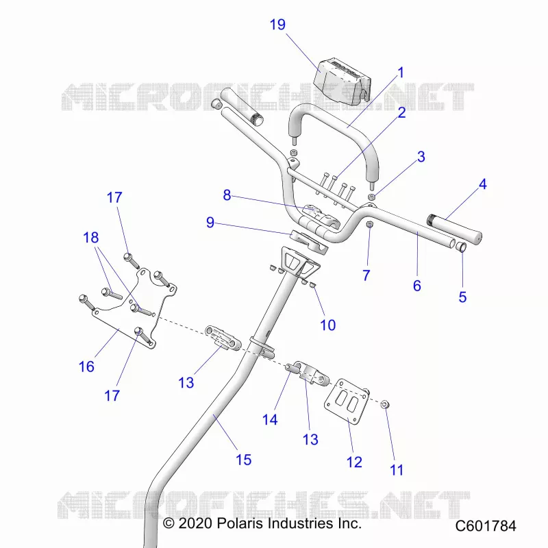 STEERING, HANDLEBAR, MIEMBRO DE GOBIERNO