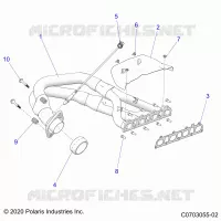 ENGINE, SISTEMA DE ESCAPE, HEADPIPE AND RELATED