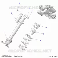 SUSPENSION, CHOQUE FRONTAL MOUNTING