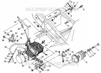 MONTAJE DEL MOTOR XPLORER 300 W98CC28C (4945264526A011)