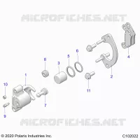 BRAKES, PINZA TRASERA