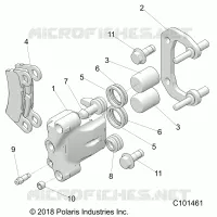 FRENOS, DOUBLE BORE CALIPER