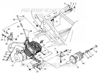 MONTAJE DEL MOTOR (BLAZER) Trail Blazer W97BA25C (4940124012A010)