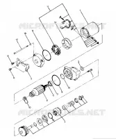 MOTOR DE ARRANQUE ASSEMBLY  UPDATED 5/90 (4917721772036A)